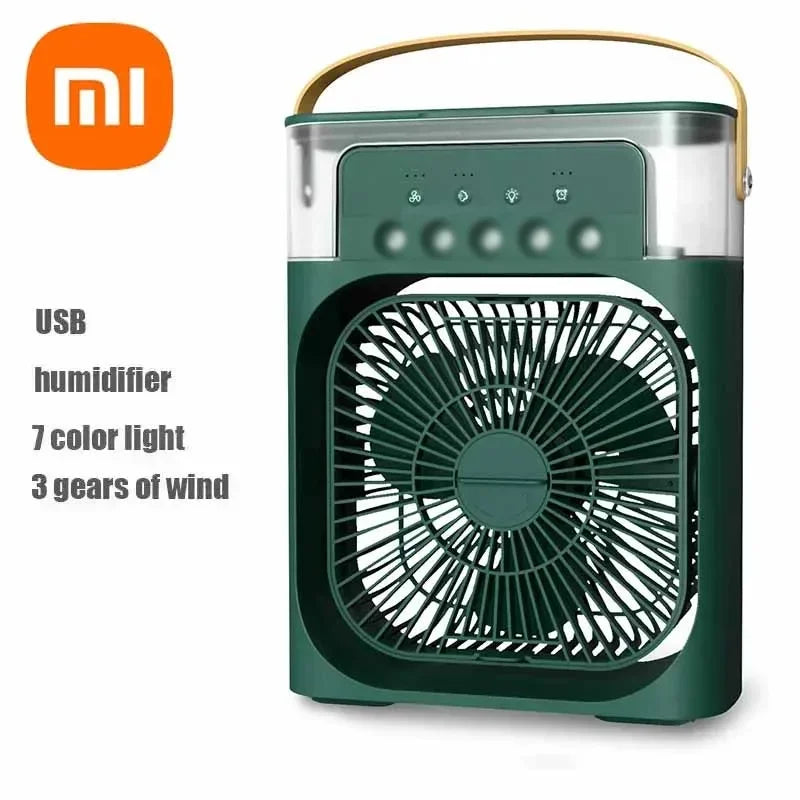 ELMAS Xiaomi 3-in-1 Portable Fan With LED Night Light - Al Masam Stationery LLC