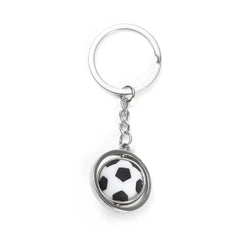 ELMAS Trendy Leather Football Keychain for Sports Lovers