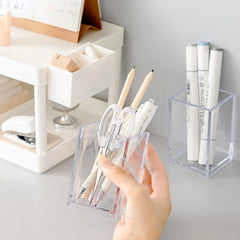 ELMAS Transparent Lipstick Acrylic Makeup Brush Storage Box - Al Masam Stationery LLC
