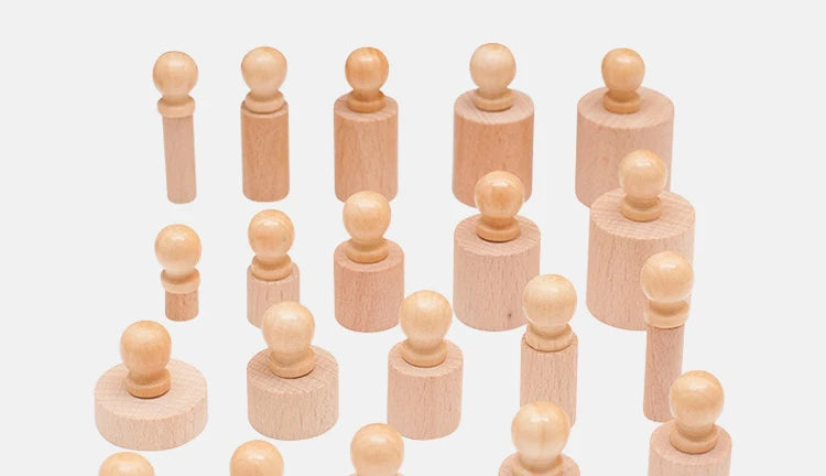 ELMAS Montessori Knobbed Cylinder Sensory Toys for Kids - Al Masam Stationery LLC