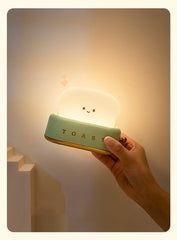 ELMAS Kawaii Bread Toast LED Night Light for Home Decor