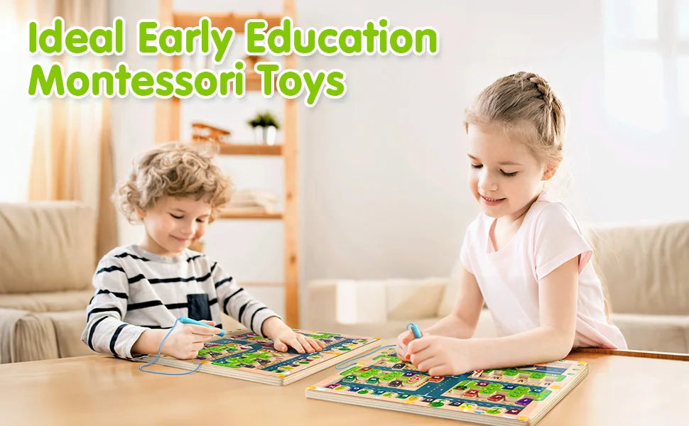 ELMAS Magnetic Alphabet Puzzle for Toddler Learning - Al Masam Stationery LLC