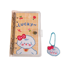 ELMAS Kawaii PVC Loose-leaf Notebook Cover DIY Journal - Al Masam Stationery LLC
