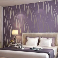 ELMAS Modern Luxury 3D Geometry Wallpaper Silver Grey - Al Masam Stationery LLC