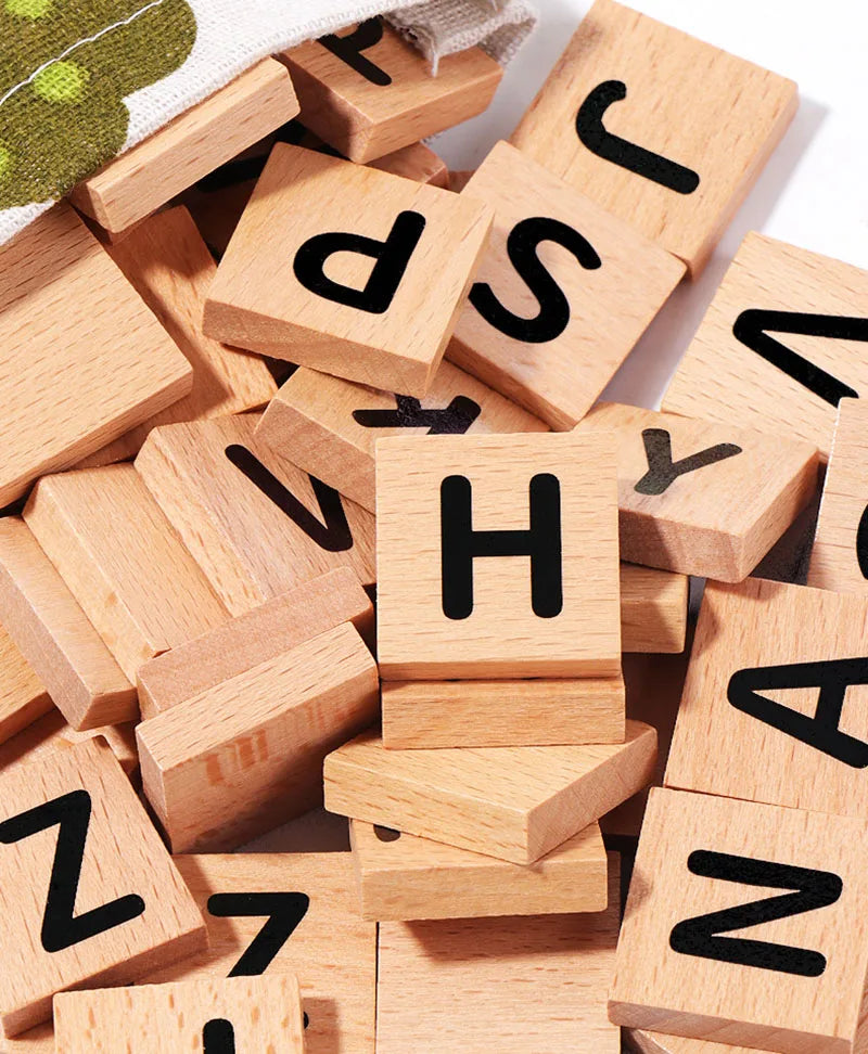 ELMAS Wooden Spelling Word Games for Toddler Learning - Al Masam Stationery LLC