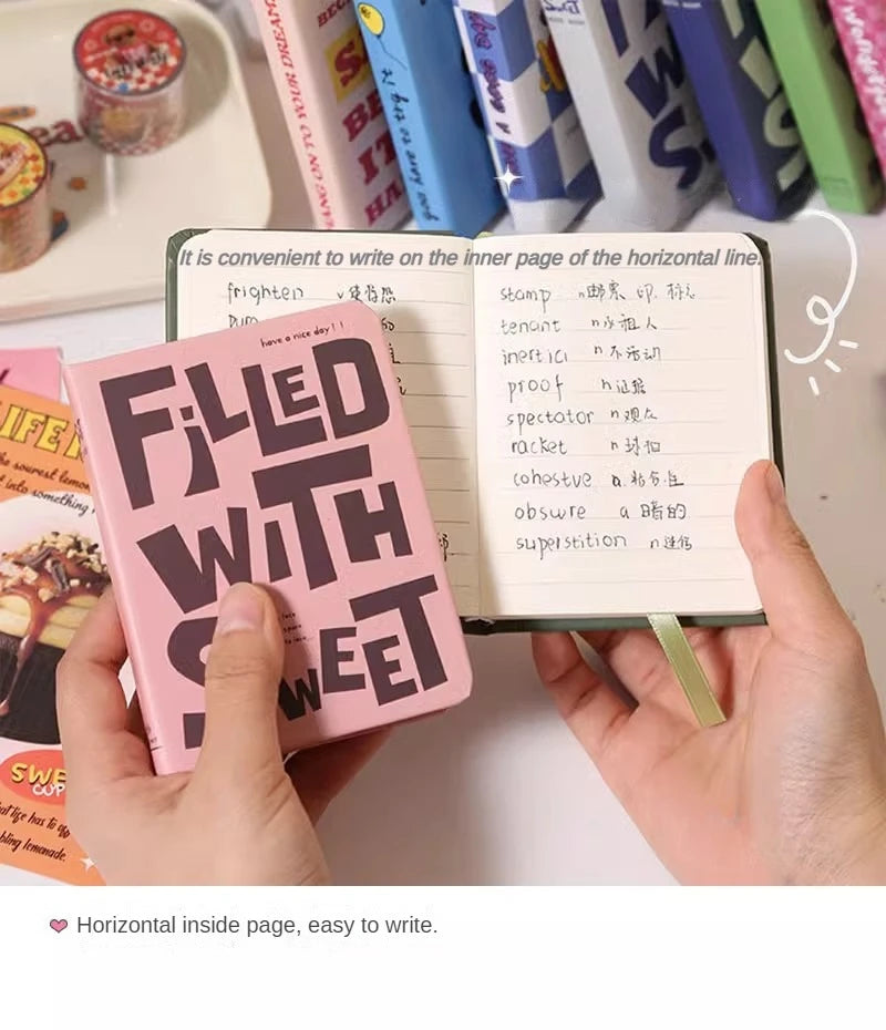 ELMAS American Retro A7 Mini Notepad Daily Planner - Al Masam Stationery LLC