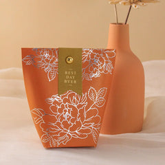 ELMAS Upscale Gilded Wedding Favor Candy Box Gift Bag - Al Masam Stationery LLC