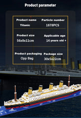 ELMAS Titanic Building Block Puzzle Toy for Kids - Al Masam Stationery LLC