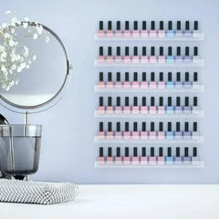 ELMAS 2/4/6 Layer Nail Polish Display Rack Acrylic Holder - Al Masam Stationery LLC