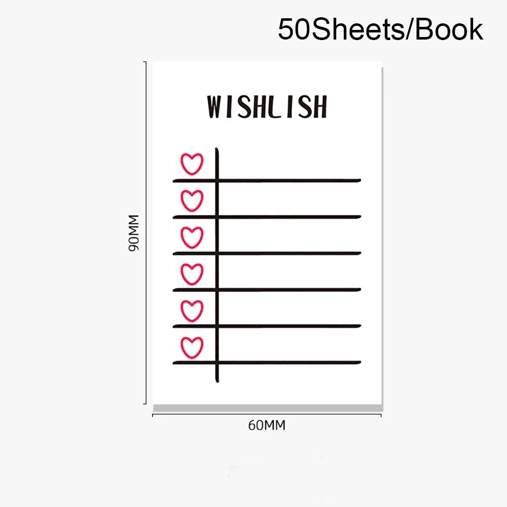 ELMAS 50Sheets Planner Memo Pad for Study & Work - Al Masam Stationery LLC