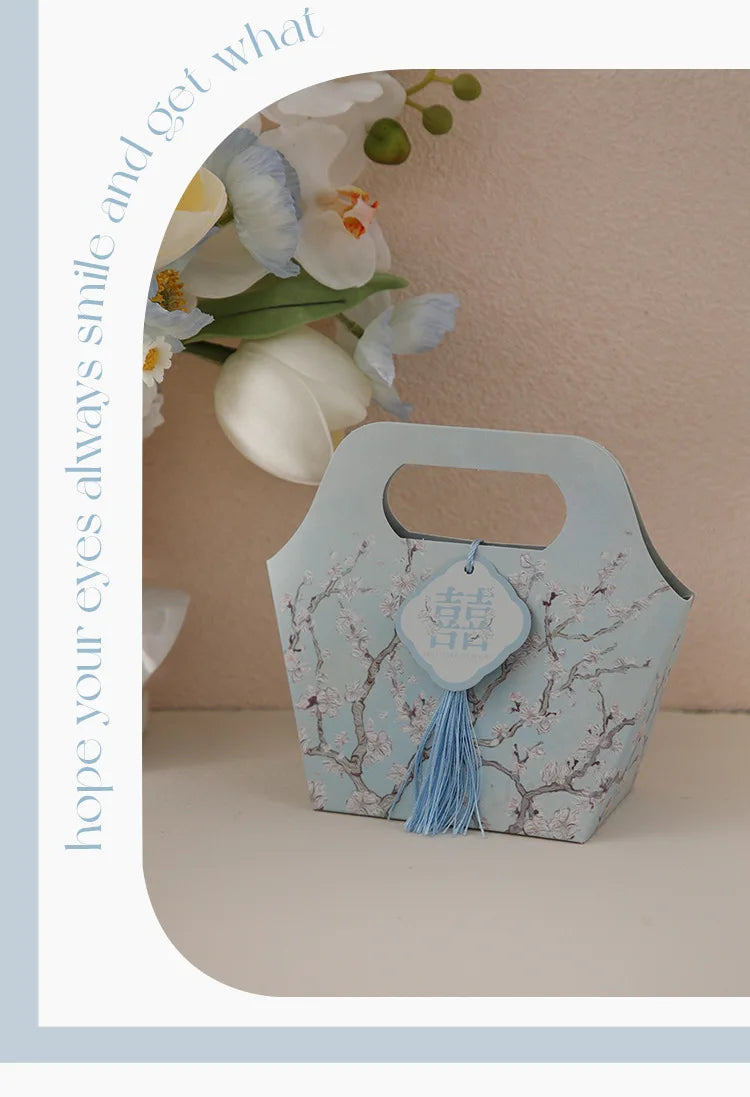 ELMAS Chinese Flower Style Wedding Candy Box Favors - Al Masam Stationery LLC