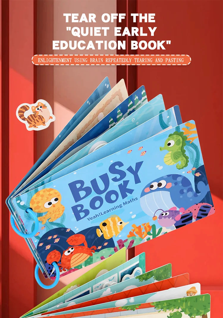 ELMAS - Montessori Baby Busy Book My First Quiet Book - Al Masam Stationery LLC