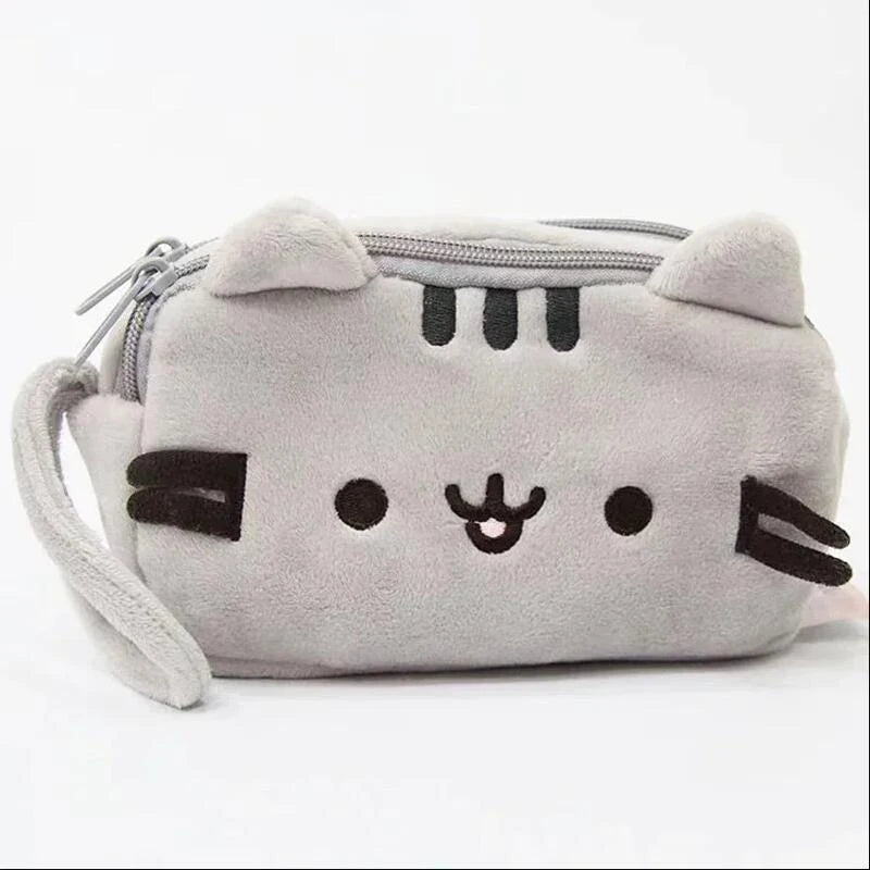 ELMAS Kawaii Cat Two-Layer Pencil Case Pouch - Al Masam Stationery LLC