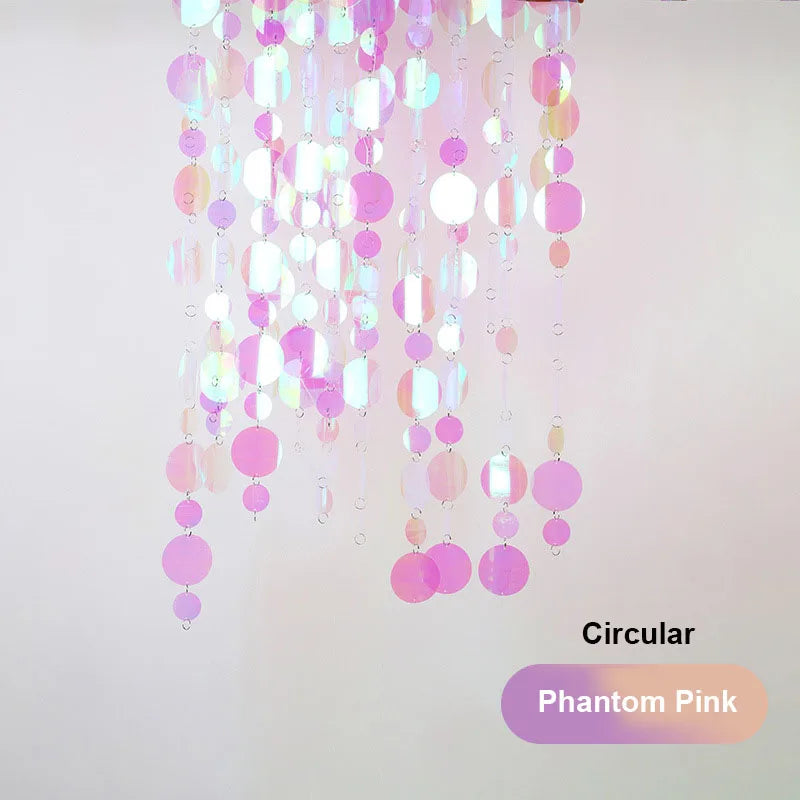 ELMAS Gold Sequins Party Glitter Curtain Backdrop 50/100 Pcs - Al Masam Stationery LLC