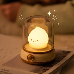 ELMAS Cute Cartoon LED Night Lamp - Portable USB Rechargeable