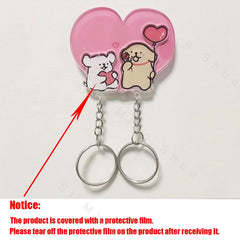 ELMAS Couple Key Holder Shared Keychain Hanger Home Decor - Al Masam Stationery LLC