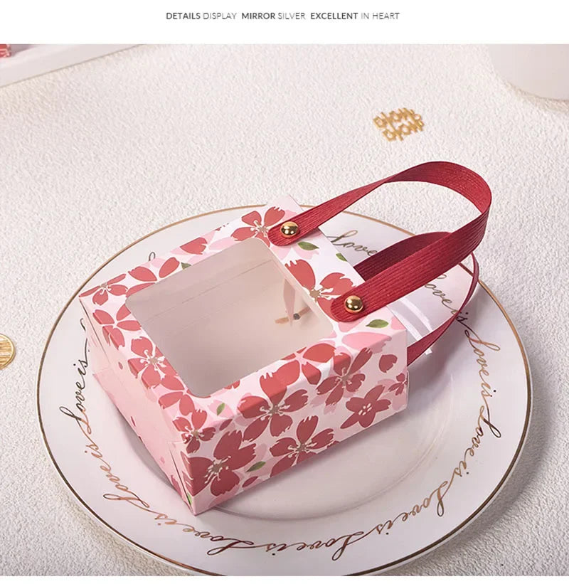ELMAS Pink Cherry Blossom Candy Gift Boxes 10-100Pcs - Al Masam Stationery LLC