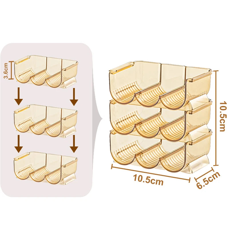 ELMAS Transparent Lipstick Acrylic Makeup Brush Storage Box - Al Masam Stationery LLC