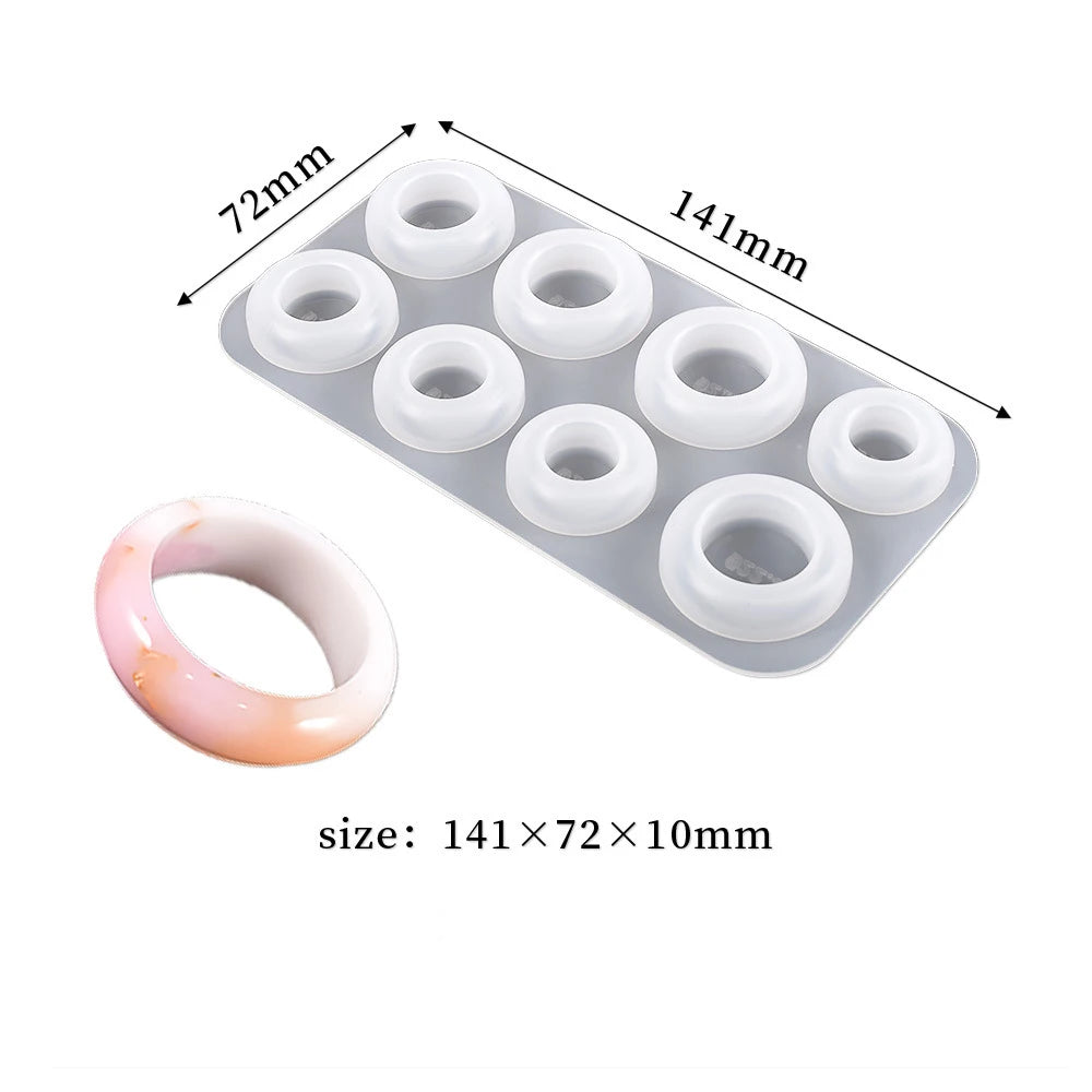 ELMAS DIY Cat Ear Epoxy Resin Ring Mold for Handmade Jewelry - Al Masam Stationery LLC