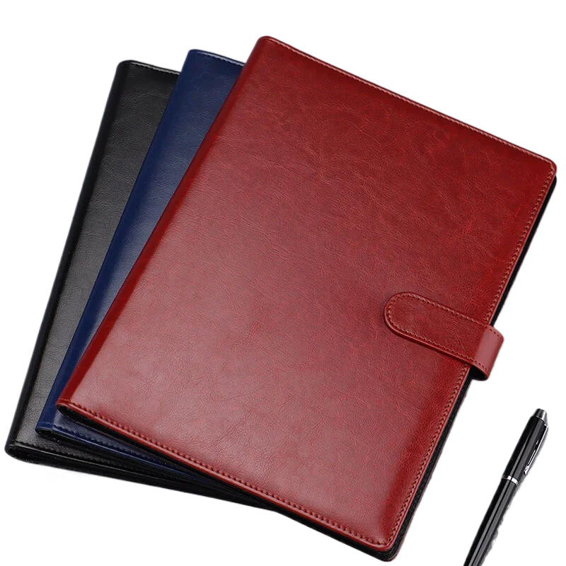 ELMAS Premium Leather A4 Portfolio Organizer Folder - Al Masam Stationery LLC