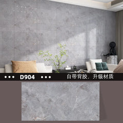 10pcs Wall Stickers Self Adhesive Waterproof Marble Floor Sticker Bathroom living room Wall paper Renovation Decals Ground Decor