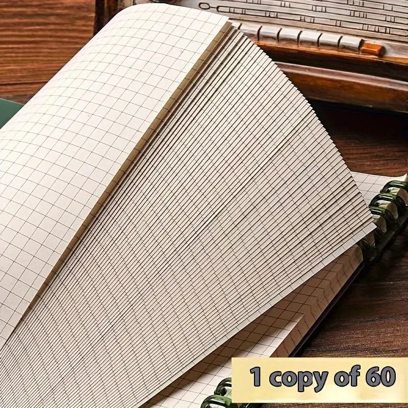 ELMAS Flip Notepad Grid B5 Diary Leaf Notebook - Al Masam Stationery LLC