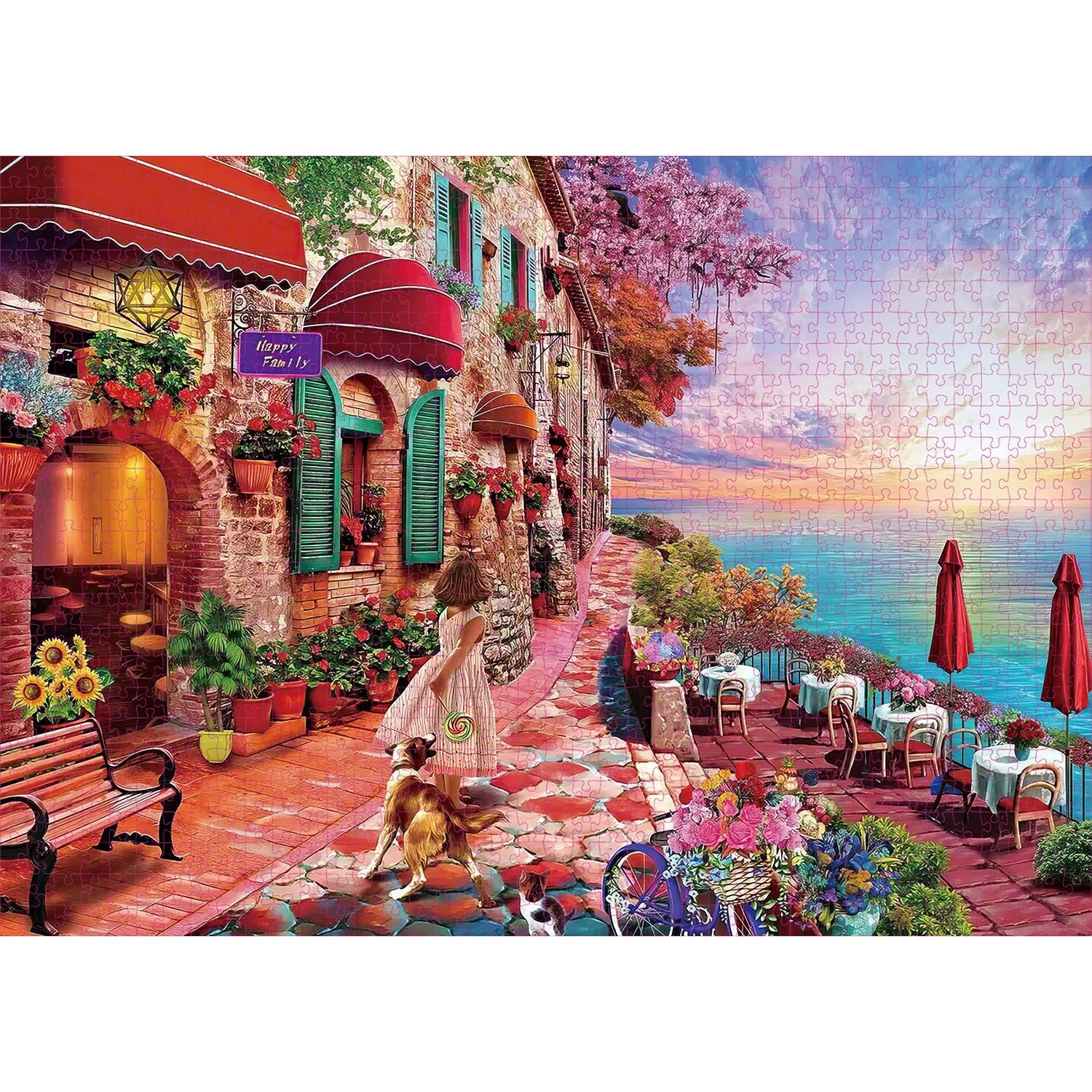 ELMAS 1000 Pieces Morning Jigsaw Puzzles for Family Fun - Al Masam Stationery LLC