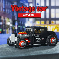 ELMAS Classic Convertible Car Building Block Set for Kids