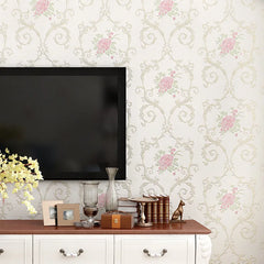 ELMAS Floral Wallpaper Self-Adhesive Warm Girl Room Decor - Al Masam Stationery LLC