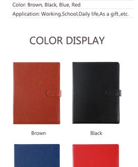 ELMAS A5/A4 Leather Clipboard Folder for Meetings