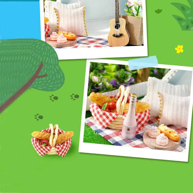 ELMAS Enchanted Dollhouse Kit with LED Lights & Furniture - Al Masam Stationery LLC