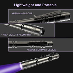 ELMAS Portable 365nm UV Flashlight for Detection