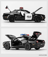 ELMAS 1:32 Scale Police Alloy Car Model with Lights & Sound - Al Masam Stationery LLC
