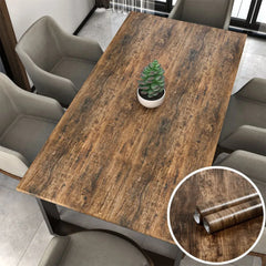 ELMAS Self-Adhesive PVC Wood Grain Wallpaper Decor - Al Masam Stationery LLC