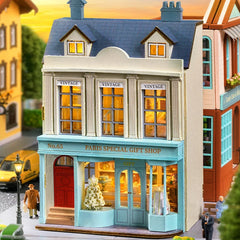 ELMAS Creative DIY Wooden Dollhouse for Kids’ Fun