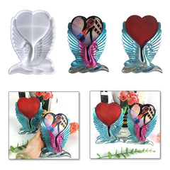 ELMAS DIY Heart-Shaped Silicone Mould for Photo Frames - Al Masam Stationery LLC