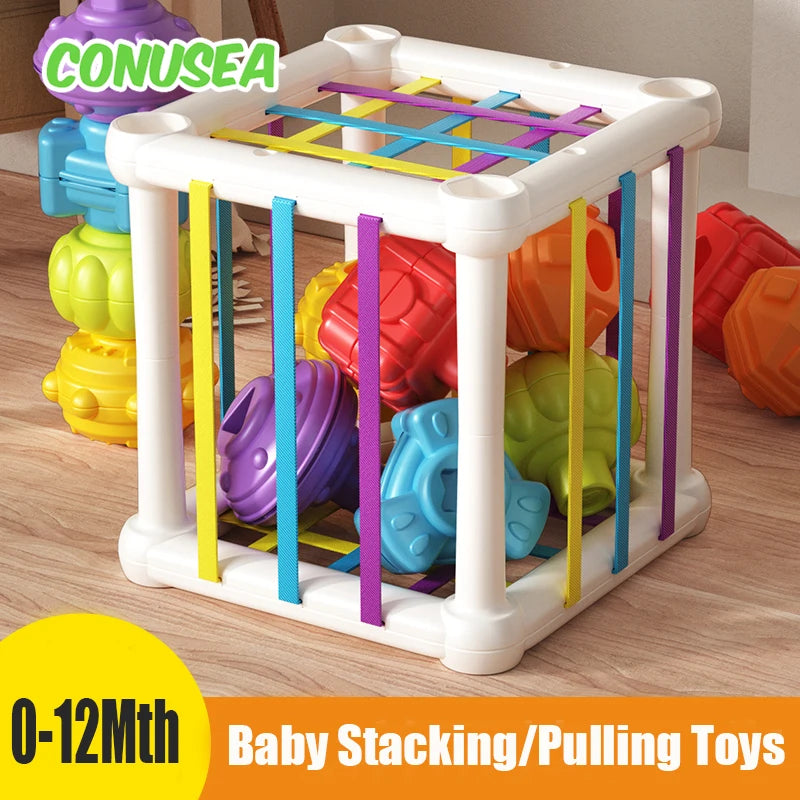 ELMAS Sensory Stacking Blocks for Baby Learning Fun - Al Masam Stationery LLC