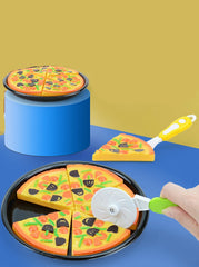 ELMAS Kids Pizza Cutting Playset - Fun Kitchen Toy!