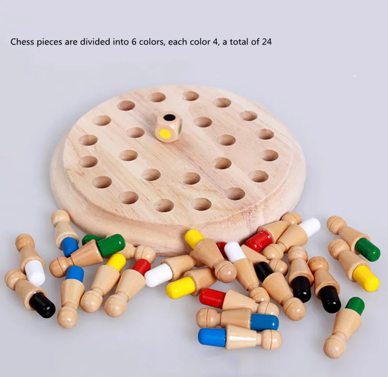 ELMAS Kids Color Cognitive Chess Game Fun Block Toy - Al Masam Stationery LLC