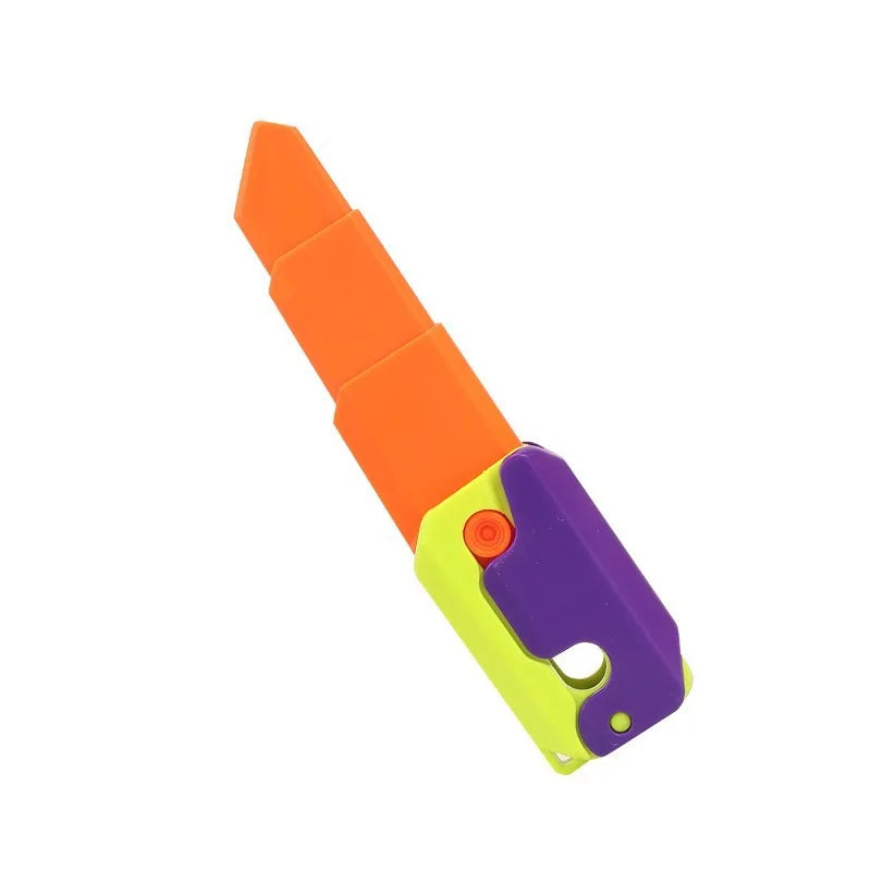 ELMAS 3D Carrot Fidget Knife - Fun Stress Relief Toy - Al Masam Stationery LLC
