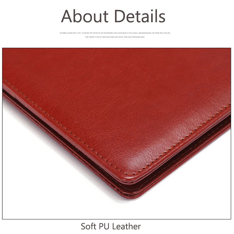 ELMAS Professional PU Leather Portfolio Organizer - Al Masam Stationery LLC