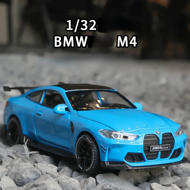 ELMAS 1:32 BMW M4 Supercar Alloy Car Model Toy Gift - Al Masam Stationery LLC