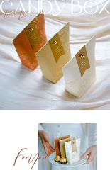 ELMAS Upscale Gilded Wedding Favor Candy Box Gift Bag - Al Masam Stationery LLC