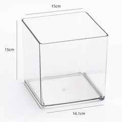 ELMAS Cube Acrylic Fully Transparent Display Box - Al Masam Stationery LLC