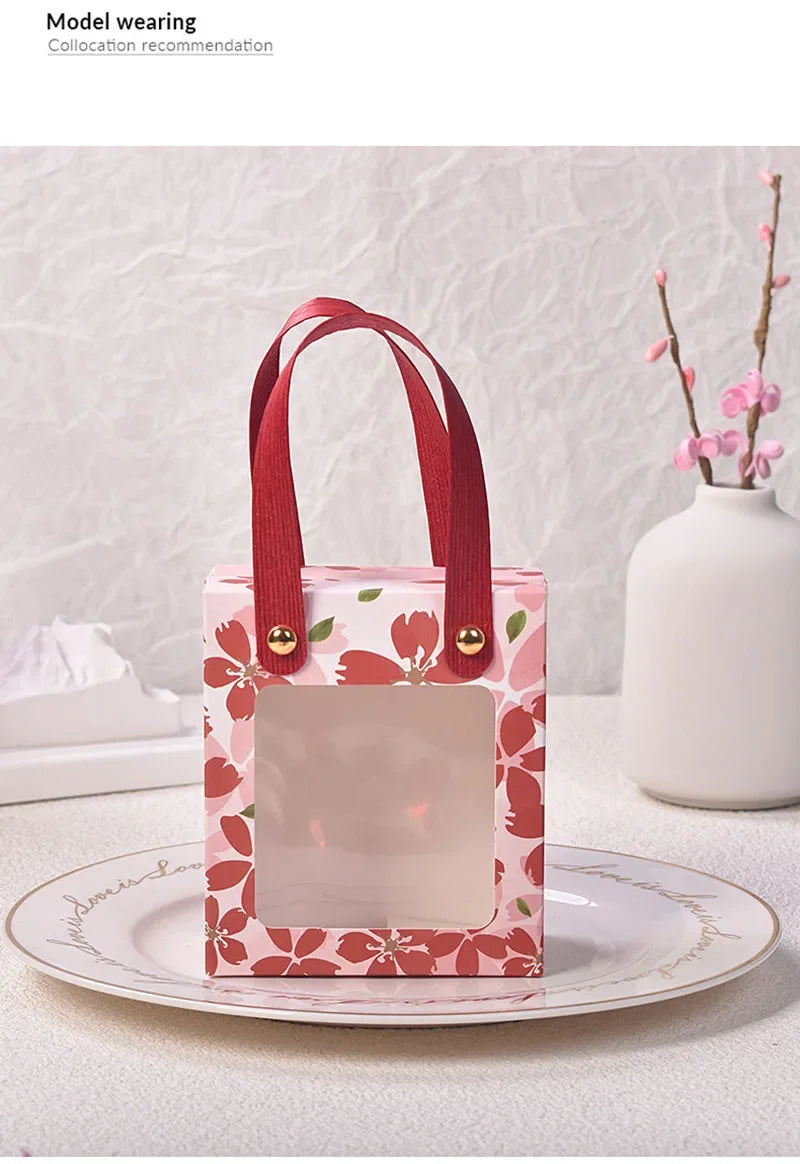 ELMAS Pink Cherry Blossom Candy Gift Boxes 10-100Pcs - Al Masam Stationery LLC