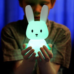 ELMAS Cute Rabbit Touch Sensor LED Night Light for Kids