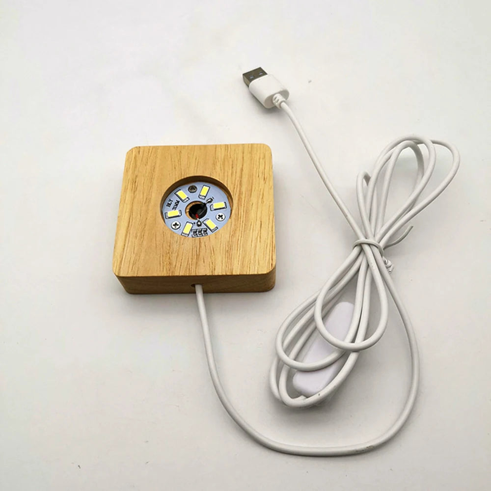 ELMAS Square Light Resin Mold with LED Base for Art Creation - Al Masam Stationery LLC