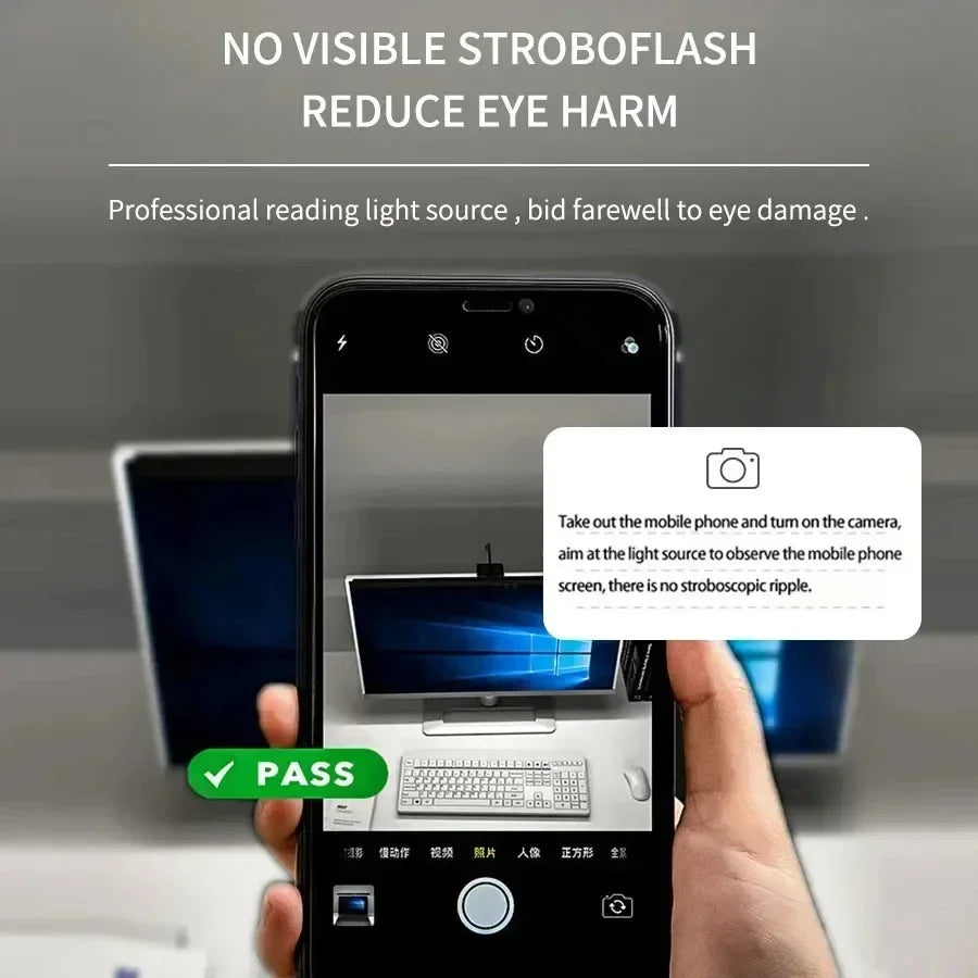 ELMAS Modern LED Desk Lamp with Dimmable Light & USB Plug - Al Masam Stationery LLC