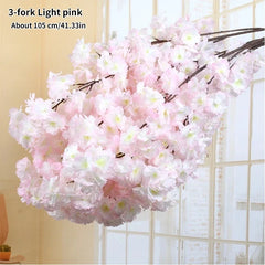 ELMAS Elegant Cherry Blossom Silk Branch Decor