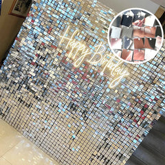 ELMAS Light Golden Shimmer Wall Panels for Events - Al Masam Stationery LLC